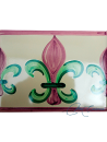 Azulejo Artesanal "Flor de Lis"