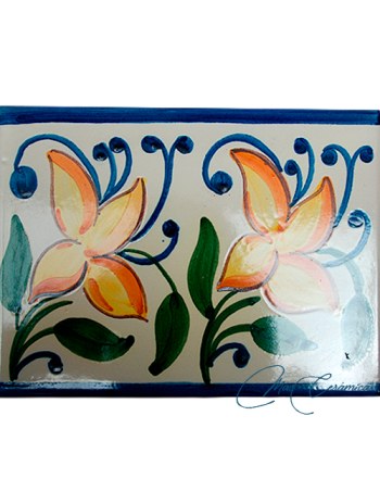 Azulejo Artesanal "Mostaza"