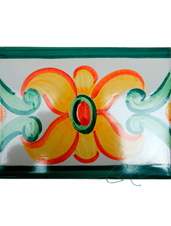 Azulejo Artesanal "Mallorca" Amarillo