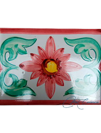 Azulejo Artesanal "Verbena"