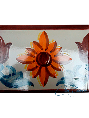 Azulejo Artesanal "Castaño"
