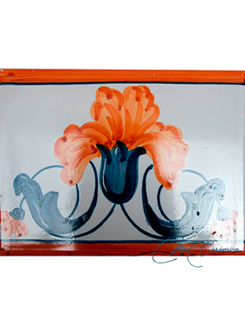 Azulejo Artesanal "Adormidera"