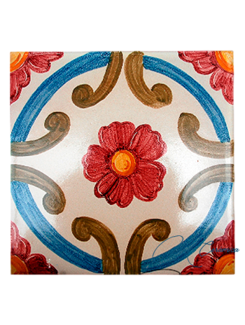 Azulejo Artesanal "Malaga"