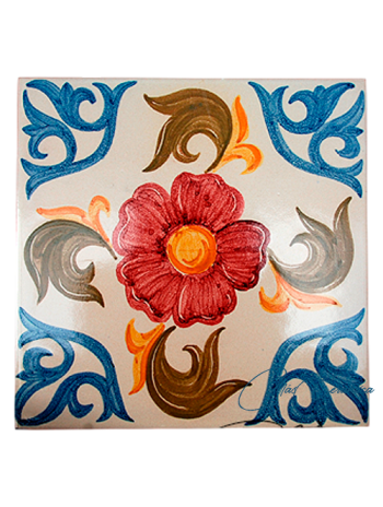 Azulejo Artesanal "Mediterránea"