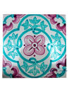Azulejo Artesanal "Romana" Lila