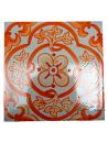 Azulejo Artesanal "Romana" Naranja