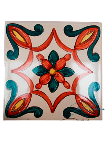 Azulejo Artesanal "Córdoba" Cazuela