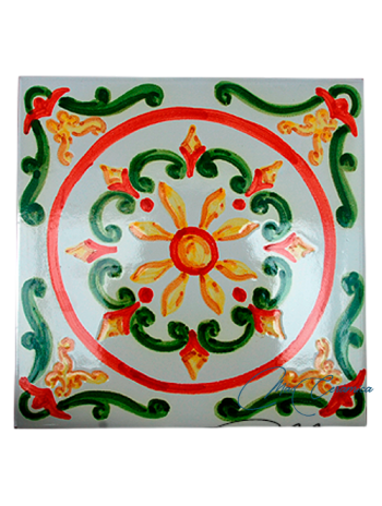 Azulejo Artesanal "Lebrija"