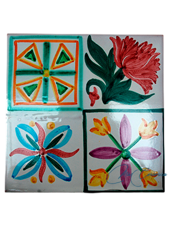 Azulejo Artesanal "Patchwork 2"