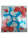 Azulejo Artesanal "Fleurs 2"