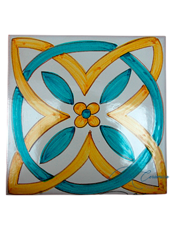 Azulejo Artesanal "Van Gogh"