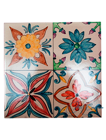 Azulejo Artesanal "Patchwork 4"