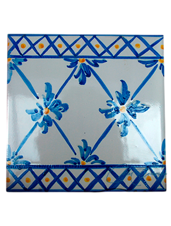 Azulejo Artesanal "Camelia"