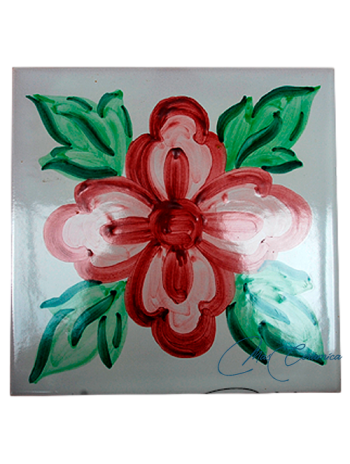Azulejo Artesanal "Pétalos" 2