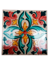 Azulejo Artesanal "Primaveral" Verde
