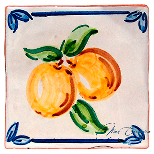 Azulejo Rústico Artesanal Orange Azulejo Rústico Artesanal Orange