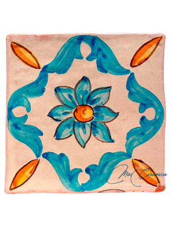 Azulejo Rústico Turquesa "Maite"