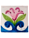 Azulejo Rústico "Tulipán"
