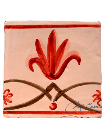 Azulejo Rústico Carmin "Martina"