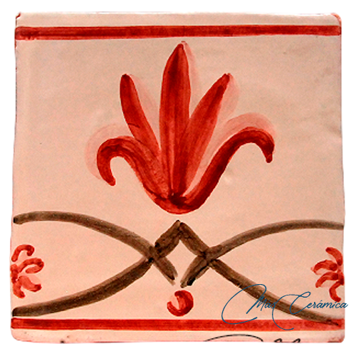 Azulejo Rústico Carmin "Martina" Azulejo Rústico Carmin "Martina"