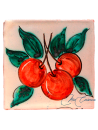 Azulejo Rústico "Cerezas"