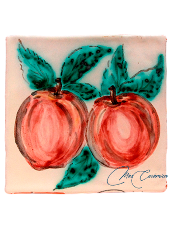 Azulejo Rústico "Manzana"