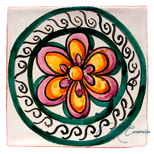 Azulejo Rústico "Sol" Azulejo Rústico "Sol"