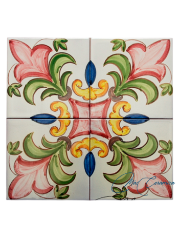 Zócalo de Cerámica Artesanal "Lavándula"