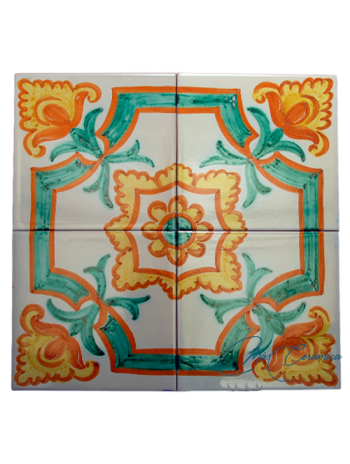 Zócalo de Cerámica Artesanal "Melia"