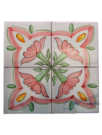 Zócalo de Cerámica Artesanal "Magnolia"