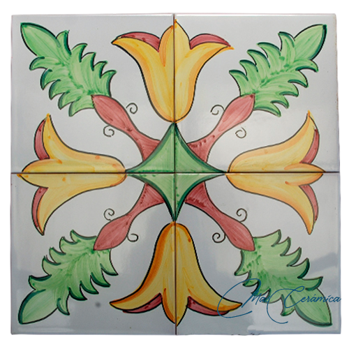 Zócalo de Cerámica Artesanal "Iris" Zócalo de Cerámica Artesanal "Iris"