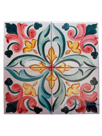 Zócalo de Cerámica Artesanal "Caléndula"