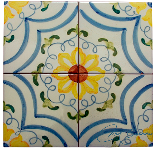 Zócalo de Cerámica Artesanal "Melisa" Zócalo de Cerámica Artesanal "Melisa"
