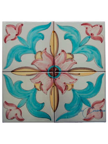 Zócalo de Cerámica Artesanal "Maranta"