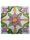 Zócalo de Cerámica Artesanal "Malva"