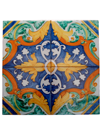 Zócalo de Cerámica Artesanal "Roma"