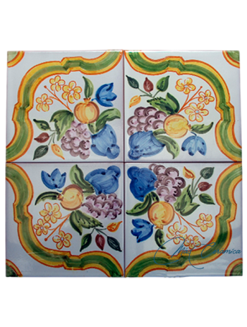 Zócalo de Cerámica Artesanal "Laurus"