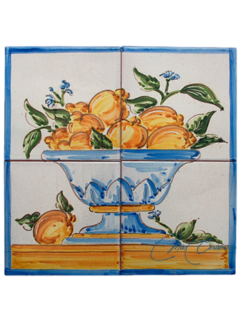 Zócalo de Cerámica Artesanal "Citrus"