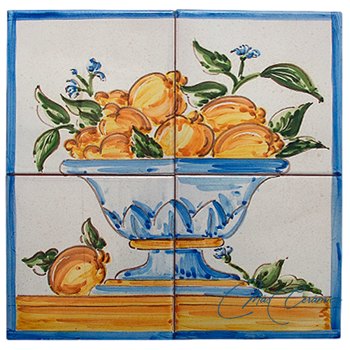 Zócalo de Cerámica Artesanal "Citrus" Zócalo de Cerámica Artesanal "Citrus"