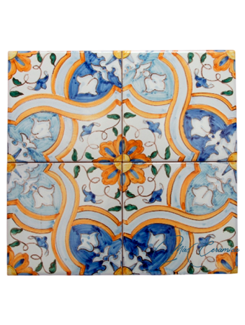 Zócalo de Cerámica Artesanal "Olea"