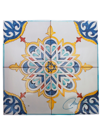 Zócalo de Cerámica Artesanal "Fez"