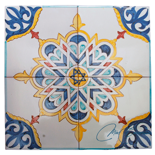 Zócalo de Cerámica Artesanal "Fez" Zócalo de Cerámica Artesanal "Fez"