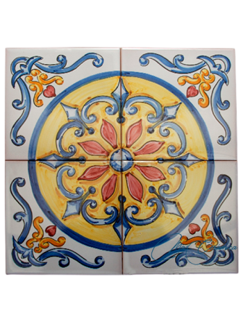 Zócalo de Cerámica Artesanal "Verónica"