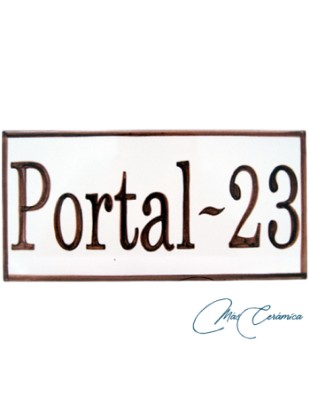 Placa Cerámica "Portal"