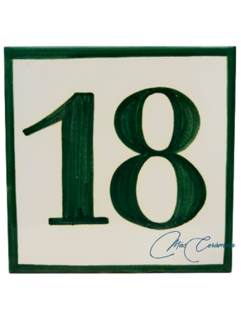 Número de Cerámica 18