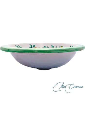Lavabo de Cerámica Floral