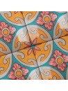 Azulejo Artesanal "Diamantina" Naranja