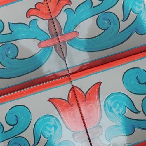 Azulejo Artesanal Velázquez Turquesa – Cerámica pintada a mano | MásCerámica Azulejo Artesanal Velázquez Turquesa – Cerámica pintada a mano | MásCerámica