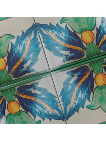 Azulejo Artesanal "Palacio" – Cerámica pintada a mano | MásCerámica