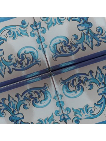 Azulejo Artesanal Románico – Cerámica pintada a mano | MásCerámica